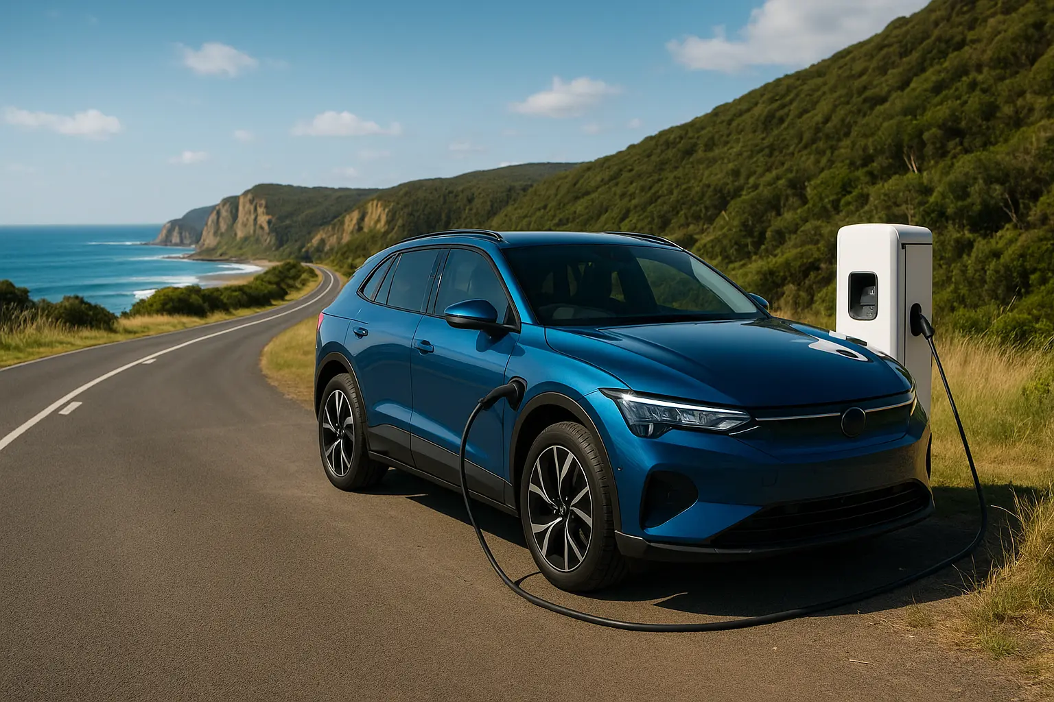 Top Scenic Drives in Australia for EVs – Charging Stops Included